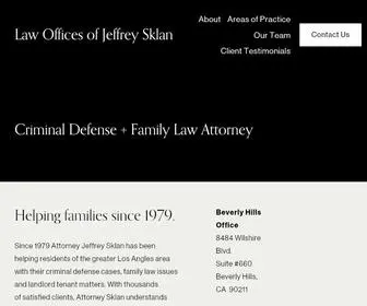 Jeffreysklan.com(Law Offices of Jeffrey Sklan) Screenshot