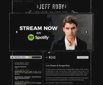 Jeffrubymusic.com(Jeff Ruby) Screenshot