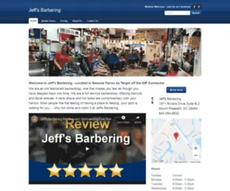 Jeffsbarbering.com(Jeff's Barbering) Screenshot