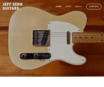 Jeffsennguitars.com(JEFF SENN GUITARS) Screenshot