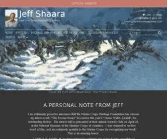 Jeffshaara.com(Jeff Shaara) Screenshot