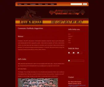 Jeffsjerky.com(JEFFS) Screenshot