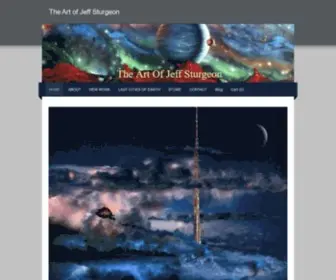 Jeffsturgeon.com(The Art of Jeff Sturgeon) Screenshot