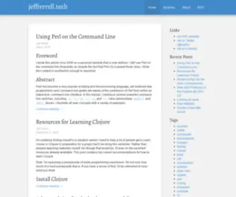 Jeffterrell.tech(Jeffterrell tech) Screenshot