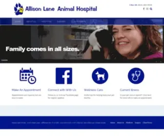 JeffVet.com(Allison Lane Animal Hospital) Screenshot