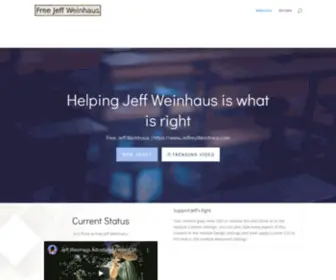 Jeffweinhaus.com(Free Jeff Weinhaus) Screenshot