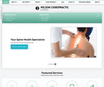 Jeffwilsonchiro.com(Gardner Chiropractor. Dr Jeff Wilson) Screenshot