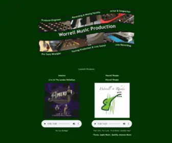 Jeffworrell.com(Producer Engineer Recording Mixing Pro Tools Live Sound Songwriter) Screenshot