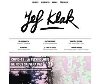 Jefklak.org(Accueil) Screenshot