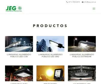 Jeg.com.ar(JEG Luminarias) Screenshot
