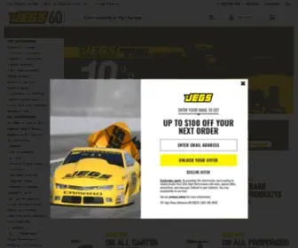 Jegs.com(JEGS Aftermarket Auto Parts & High Performance Racing & Replacement Accessories Online) Screenshot