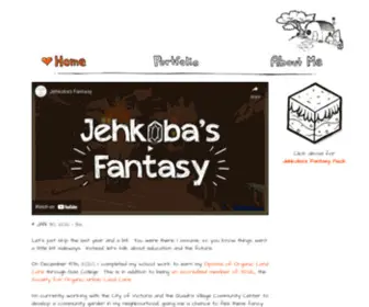 Jehkoba.com(Art & Design by Zack Simon) Screenshot