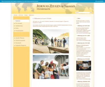 Jehovas-Zeugen.at(Jehovas Zeugen Österreich) Screenshot