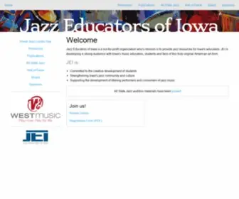 Jeiowa.org(Jazz Educators of Iowa) Screenshot