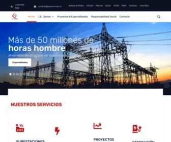 Jejaimesingenieros.com.co(Somos una empresa colombiana ubicada en Bogotá de Ingeniería Especializada con experiencia en) Screenshot