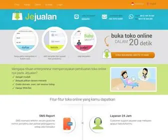 Jejualan.com(Jasa Pembuatan Toko Online Gratis) Screenshot