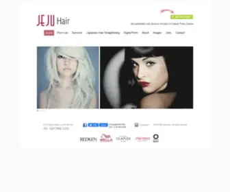 Jejuhair.uk(Jeju Hair) Screenshot