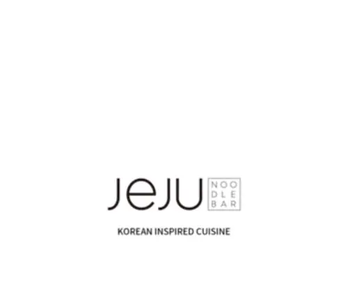 Jejunoodlebar.com(At Jeju Noodle Bar (@JejuNoodleBar)) Screenshot
