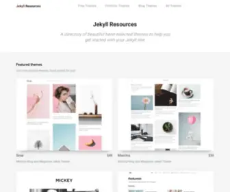 Jekyll-Resources.com(Jekyll Resources) Screenshot