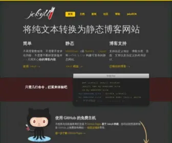 Jekyllcn.com(简单的静态博客网站) Screenshot