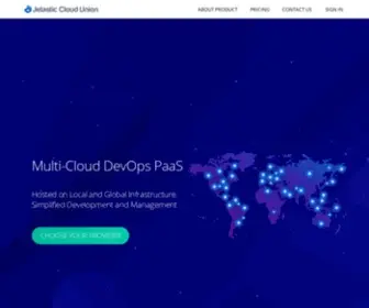Jelastic.cloud(Jelastic Cloud Union Catalog) Screenshot