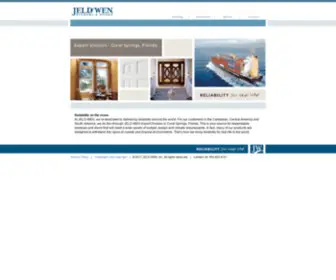 Jeld-Wenexport.com(JELD-WEN Export Division) Screenshot