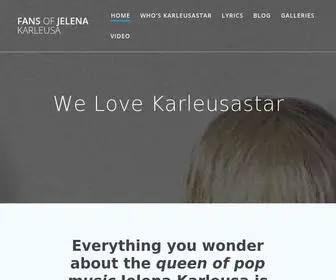 Jelenakarleusa.com(Fans of Jelena Karleusa) Screenshot