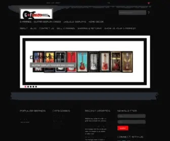 Jelisdecor.com(Handmade Guitar Display Cases) Screenshot