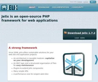 Jelix.org(Jelix, PHP framework) Screenshot