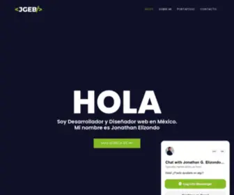 Jelizondo.com(Desarrollador Y Diseñador Web En México) Screenshot