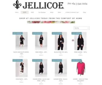 Jellicoe.co.nz(Jellicoe Designer Clothing Nelson NZ Home) Screenshot