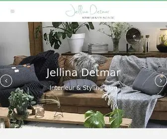 Jellinadetmar.nl(Jellina Detmar Interieur & Styling blog) Screenshot