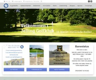 Jellinggk.dk(Jelling Golfklub) Screenshot