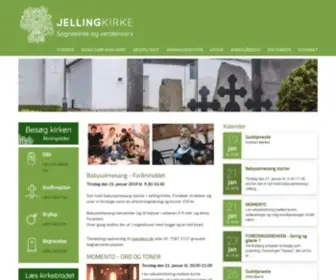 Jellingkirke.dk( Jelling) Screenshot