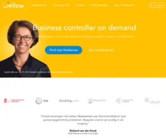 Jellowzorg.nl(Kom via Jellow direct in contact met 55.157 freelancers. Jellow) Screenshot