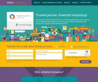 Jellyfishdynamix.com(Google Marketing Platform Services) Screenshot