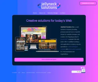 Jellysites.com(JellyNeck Solutions makes life simpler for website managers and creators) Screenshot