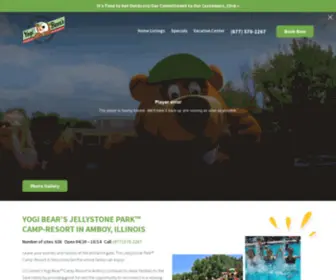 Jellystoneamboy.com(O'Connell's Yogi Bear Jellystone Park) Screenshot