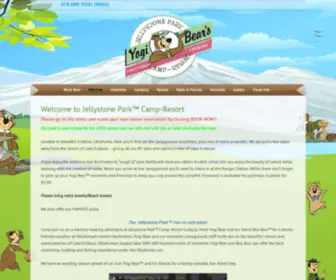 Jellystoneok.com(Yogi Bear's Jellystone Park™ Eufaula Oklahoma) Screenshot