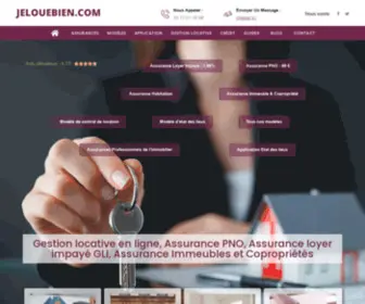 Jelouebien.pro(Solutions pour les proprietaires bailleurs) Screenshot