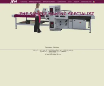 Jem2009.eu(JEM s.r.l) Screenshot