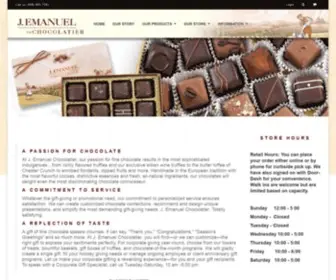 Jemanuel.com(J Emanuel Chocolatier) Screenshot