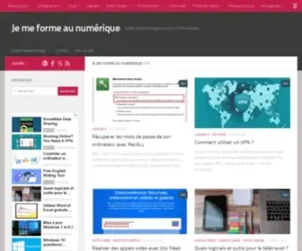 Jemeformeaunumerique.fr(Je me forme au numérique) Screenshot