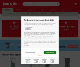 Jemfix.dk(Jem & fix lavpris byggemarked) Screenshot