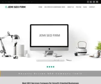 Jemiseofirm.com(SEO Company in Ahmedabad) Screenshot