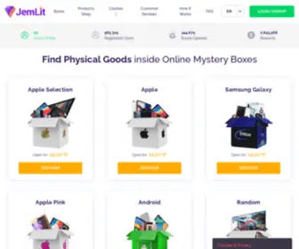 Jemlit.com(Get a Mystery Box on JemLit) Screenshot
