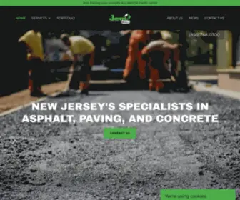 Jempaving.com(Jem Paving and Concrete) Screenshot