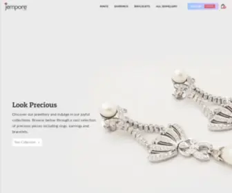 Jempore.com(Online Fine Jewellery) Screenshot