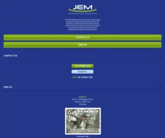 Jempp.com.au(JEM Promotional Products) Screenshot