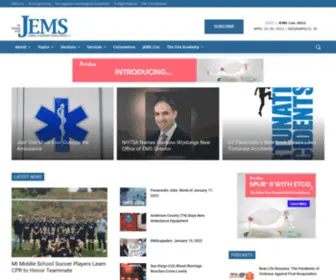Jems.com(Journal of Emergency Medical Services) Screenshot